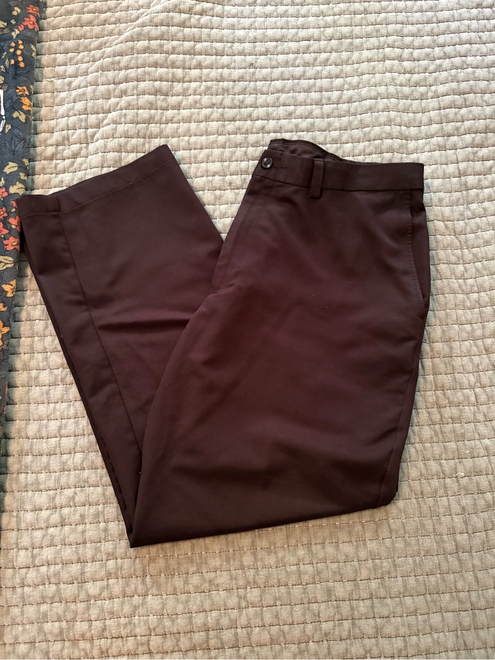 Men's Classic Straight-Leg Dress Pants - Black